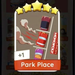 Monopoly Go 5 Stars Sticker Park Place (Monopoly Games Album)