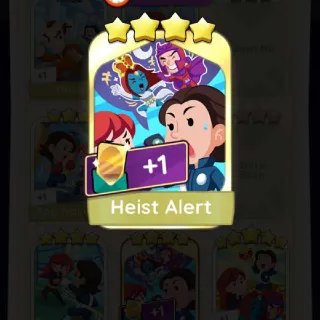 Monopoly Go 4 Stars Golden Blitz Sticker Heist Alert