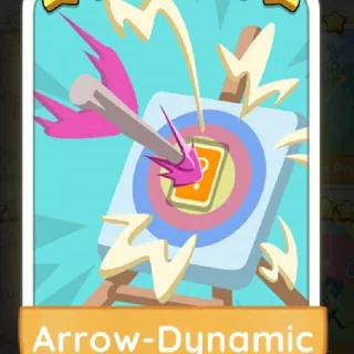 Monopoly Go 5 Stars Sticker Arrow-Dynamic (Monopoly Games Album)