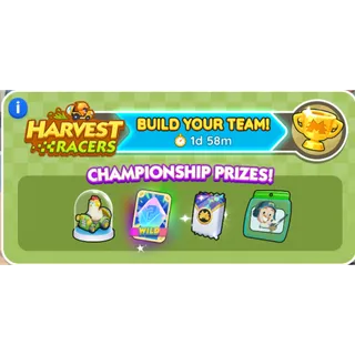 Monopoly Go 1 Harvest Racers Event Slot