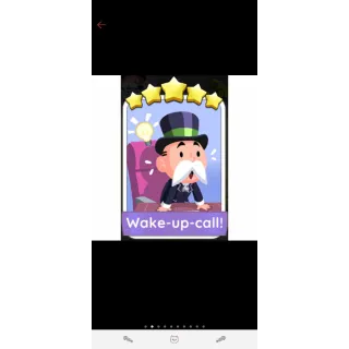 Monopoly Go 5 Stars Sticker Wakeup Call