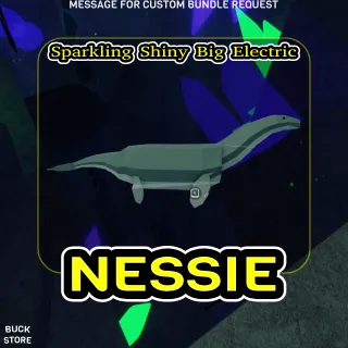 SPARKLING SHINY BIG ELECTRIC NESSIE - FISCH