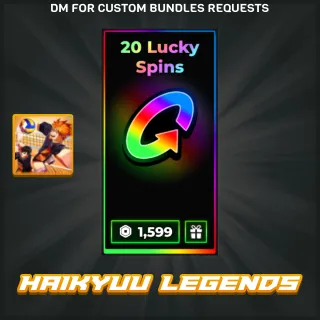 20 Lucky Spins - Haikyuu Legends