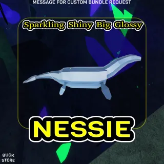 SPARKLING SHINY BIG GLOSSY NESSIE - FISCH