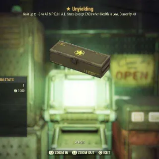 5x Unyielding Mod Box