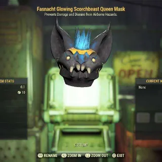 Glowing Queen Mask