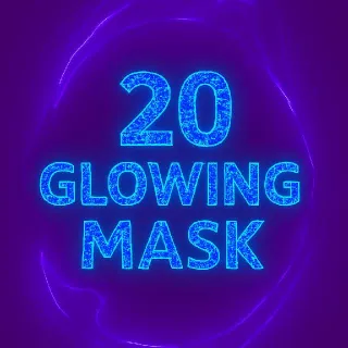 20 Fasnacht Glowing Mask