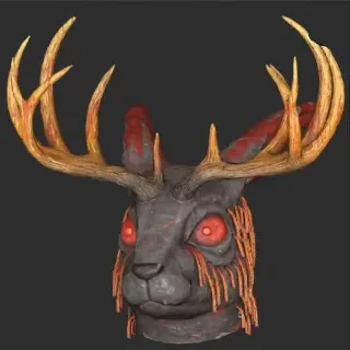Glowing Jackalope Mask