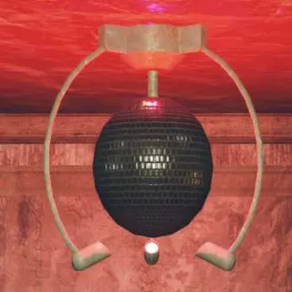 Red Mirror Ball