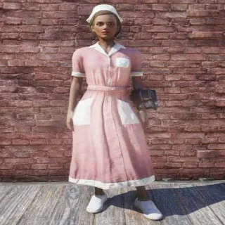 Pink Asylum Worker Uniform