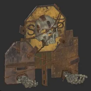 Skeletal Weapon Rack