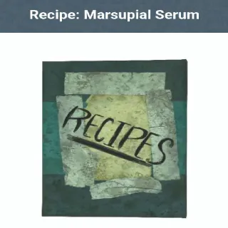 Marsupial Serum Recipe