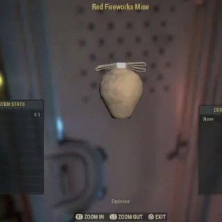 5 RED FIREWORKS MINE