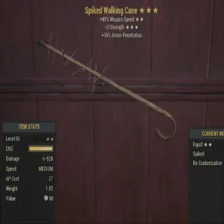 Legacy Spiked Walking Cane