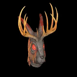 Glowing Jackalope Mask