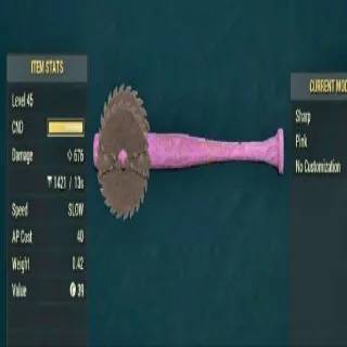 Rare Level 45 Baseball Bat