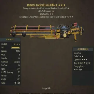 Mutants Tactical Tesla Rifle Thrill Seekers