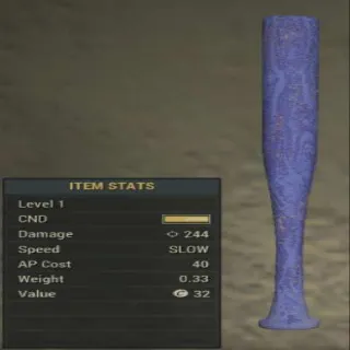 Level 1 Indigo Baseball Bat