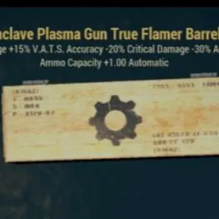ENCLAVE PLASMA GUN TRUE FLAMER BARREL