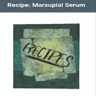 Marsupial Serum Recipe