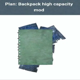 High Backpack Mod Plan