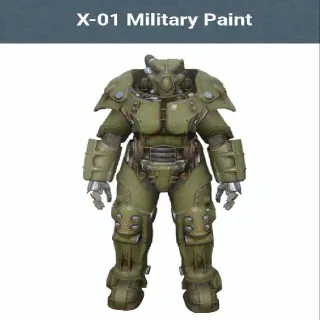 X-01 Military Paint Plan