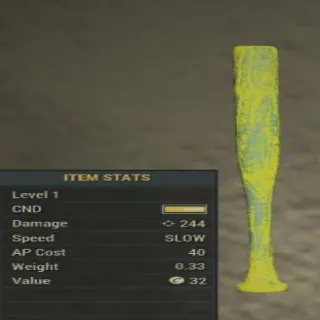Level 1 Yellow Baseball Bat