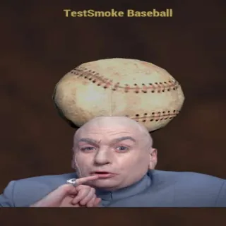 ULTRA RARE TEST SMOKE BASEBALL