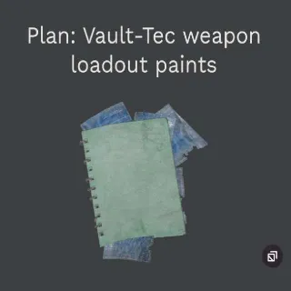 Vault Tec Weapon Loadout Paint Plan