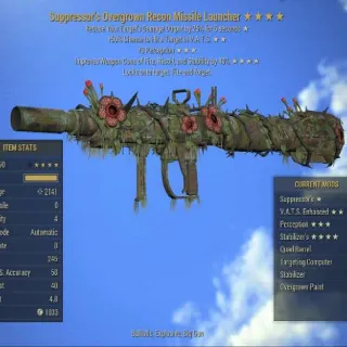 4 ⭐️ Overgrown Recon Missile Launcher