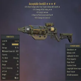 Acceptable Overkill