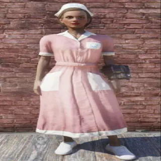 Pink Asylum Worker Uniform +
