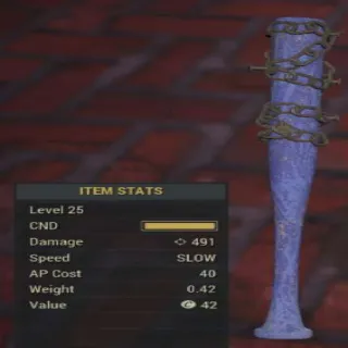 Level 25 Indigo Baseball Bat