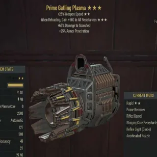 Legacy Prime Gatling Plasma