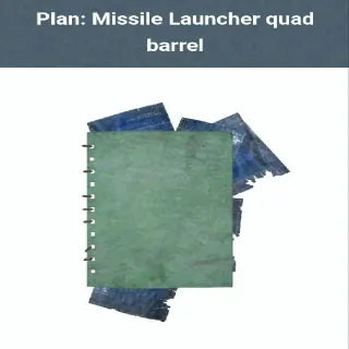Missile Launcher Quad Barrel Plan