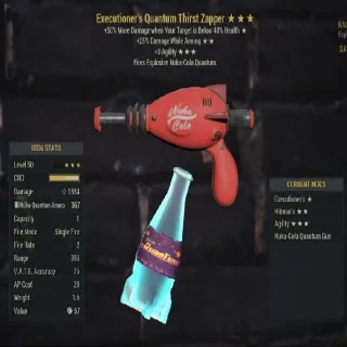 Nuka Quantum Thirst Zapper W/ 300 Quantum Ammo
