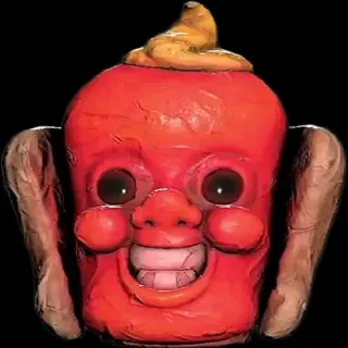Glowing Red Hot Mask