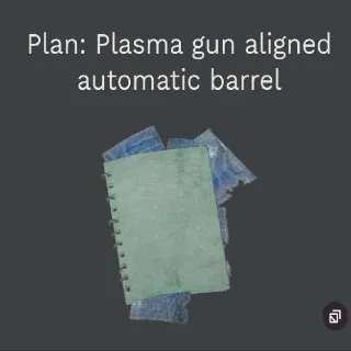 Plasma Gun Aligned Automatic Barrel Plan