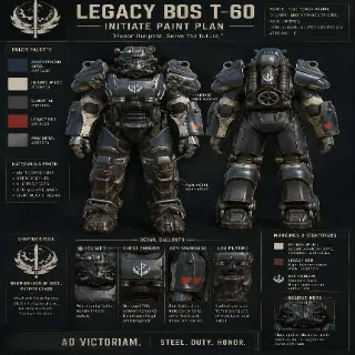 LEGACY BOS T-60 Initiate Paint Plan
