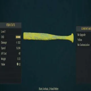 Level 1 Ultra Rare Baseball Bat