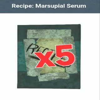 Marsupial Serum Recipe
