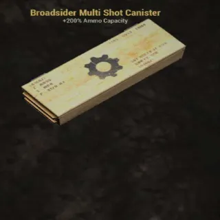Broadsider Multishot Canister Mod