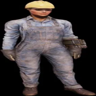 Clean Steel Worker Uniform With Clean Hat