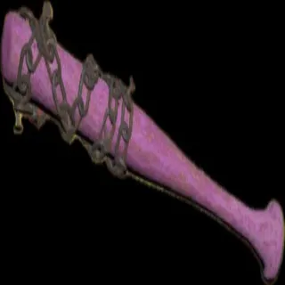 Rare Pink Baseball Bat Unrolled