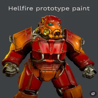 Hellfire Prototype Power Armor Paint Plan