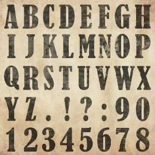 Small Letter Set