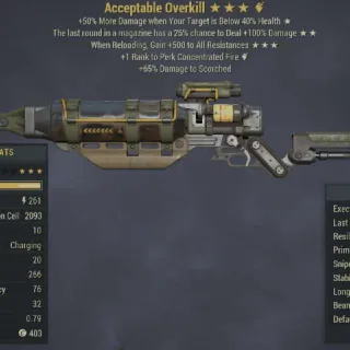 Acceptable Overkill