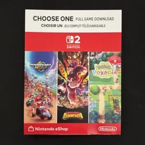 Choose one full game download Nintendo Switch 2