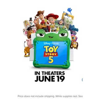 Toy Story 5 $10 Fandango Movie Ticket Promo Code