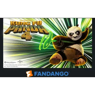 Kung Fu Panda 4 - $8 Fandango Movie Code